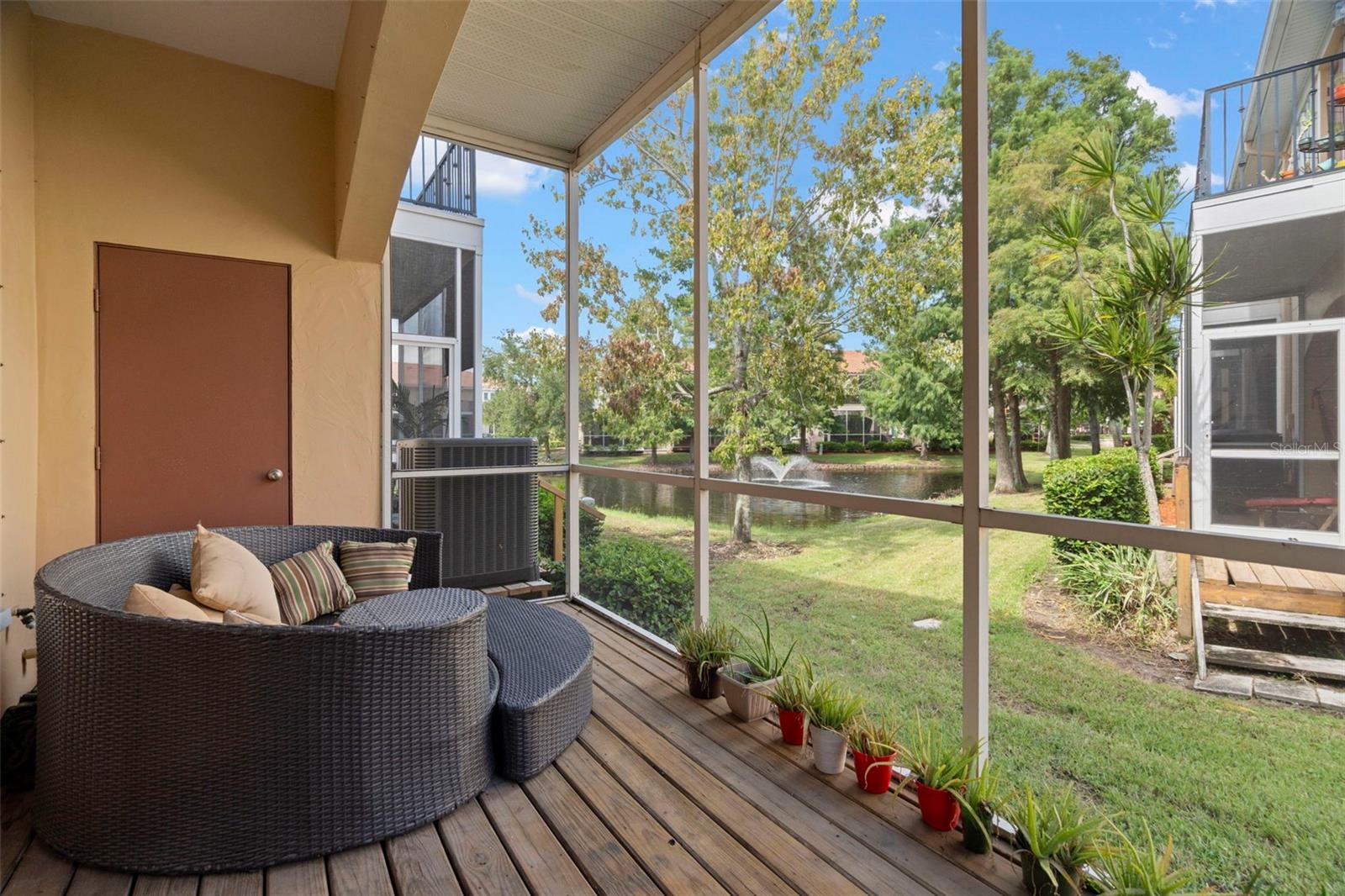 Screened Patio off Living Room