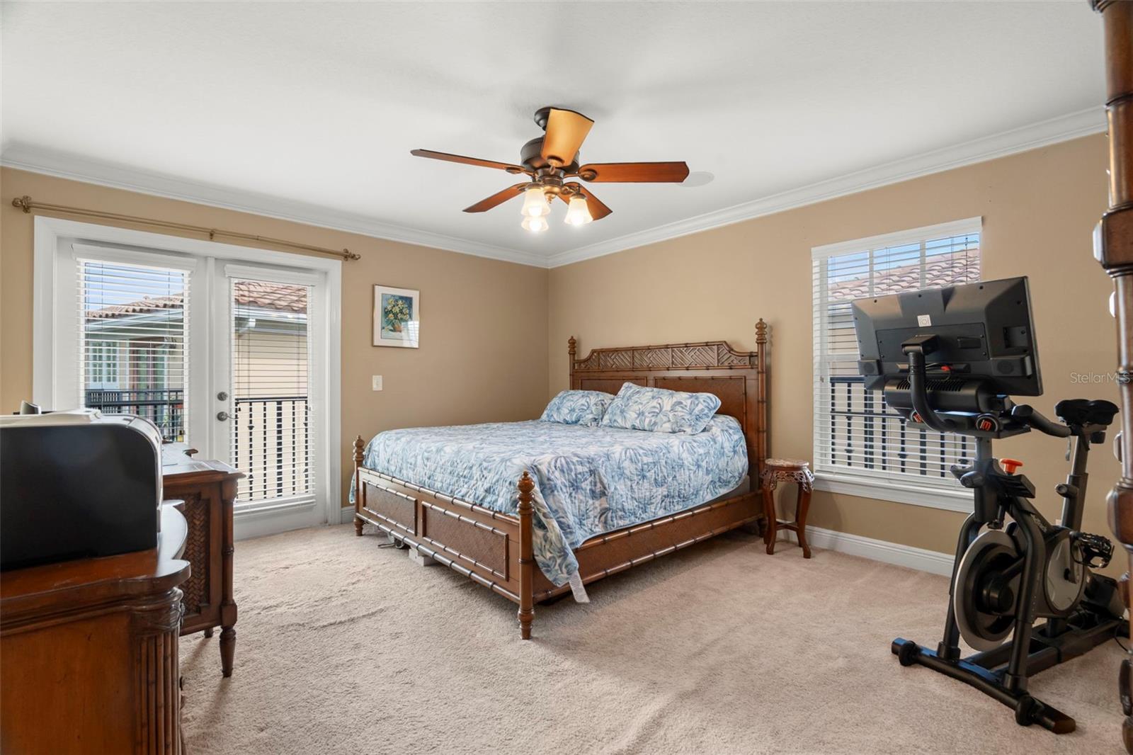 Master Bedroom with 2 Walk In Closets !