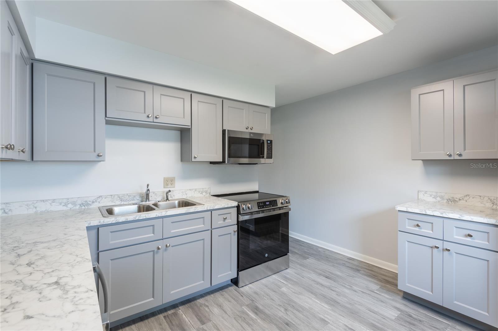 Kitchen with new appliances