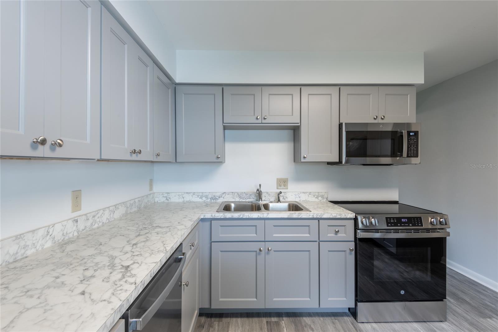 Kitchen with new appliances