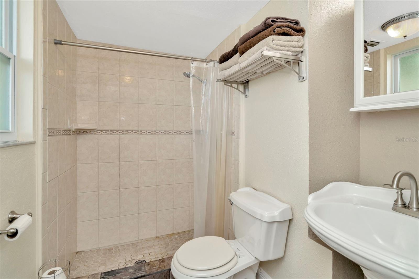 Primary bathroom.