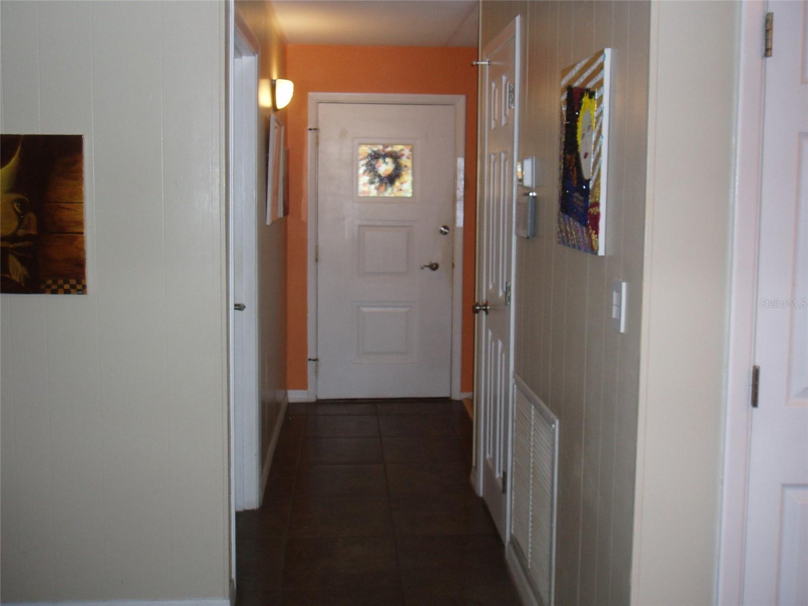 Front door and foyer