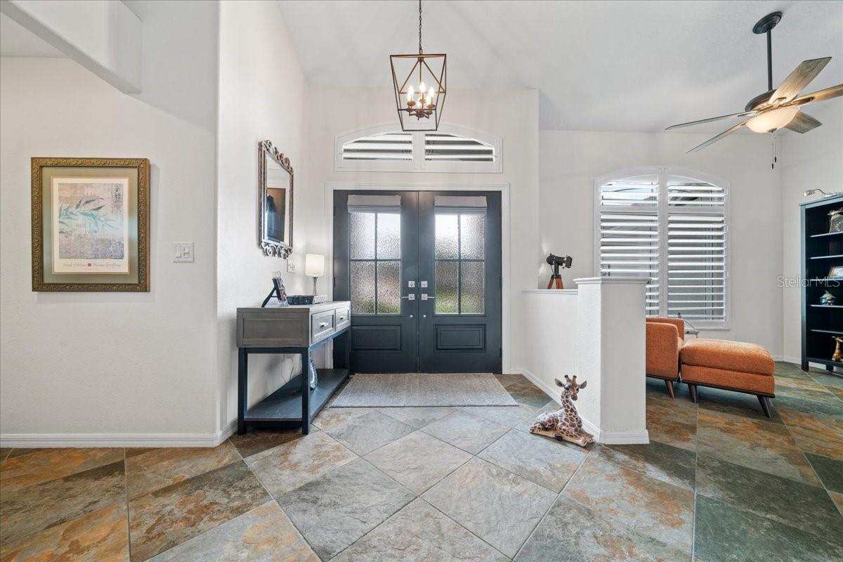 Spacious foyer leading to main living areas