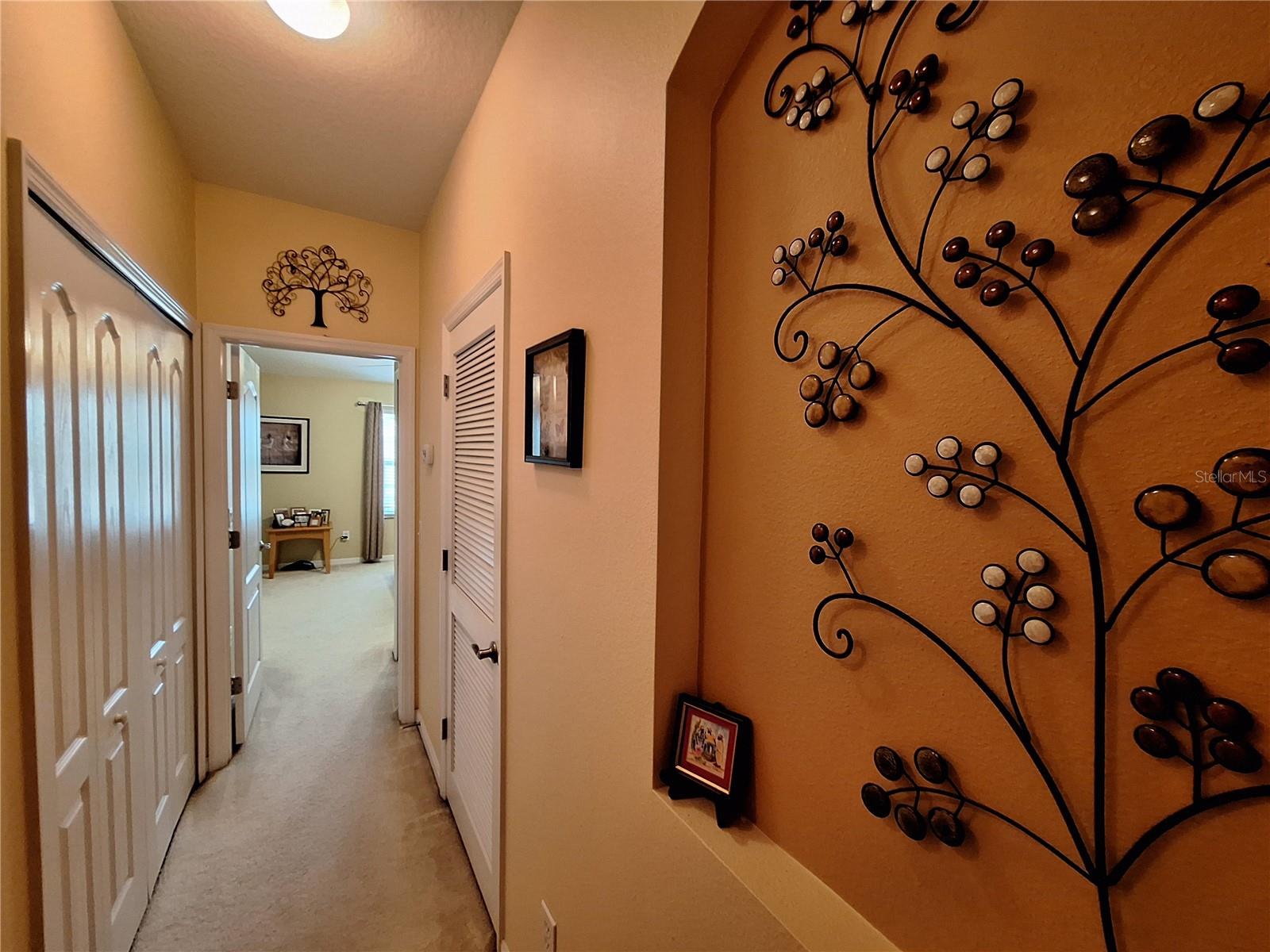 Double Doors are the Laundry Room