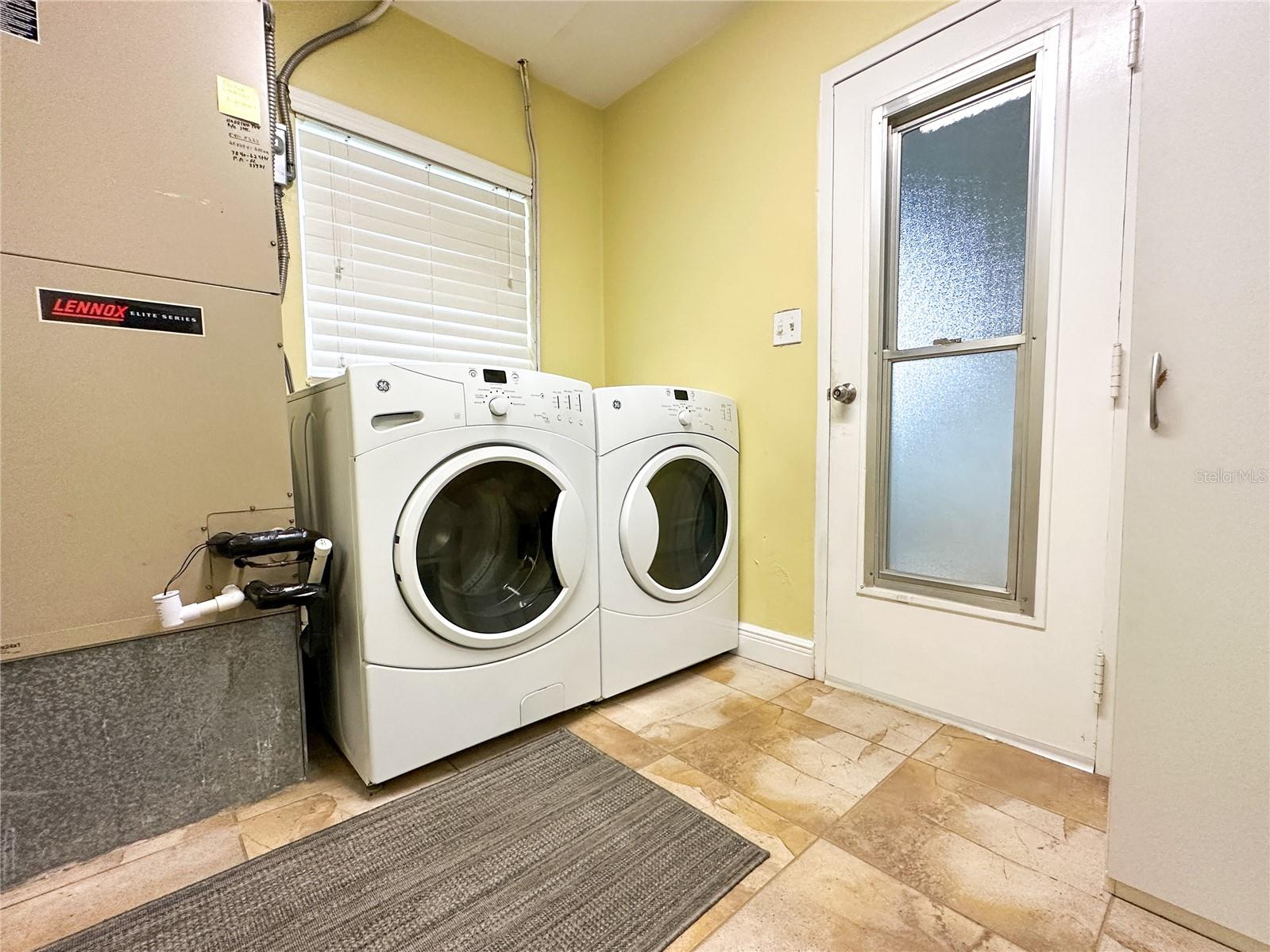Indoor laundry room