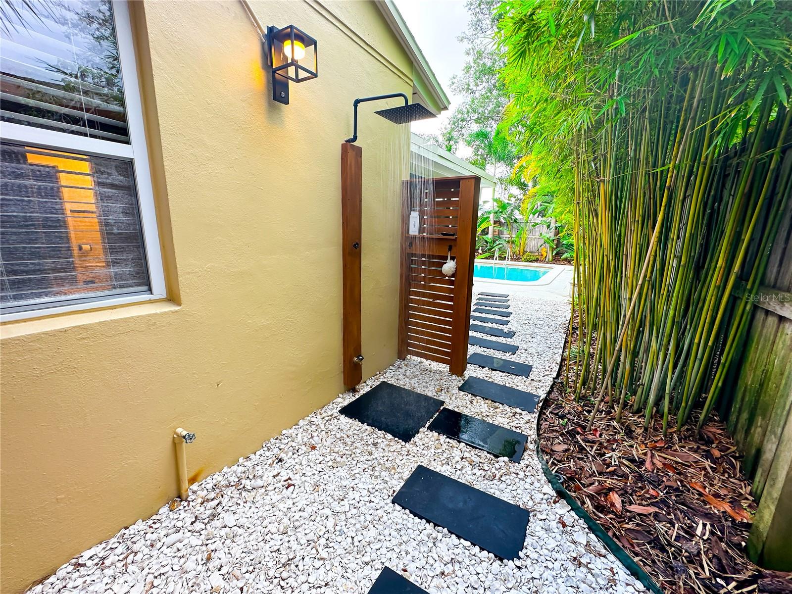 Outdoor shower