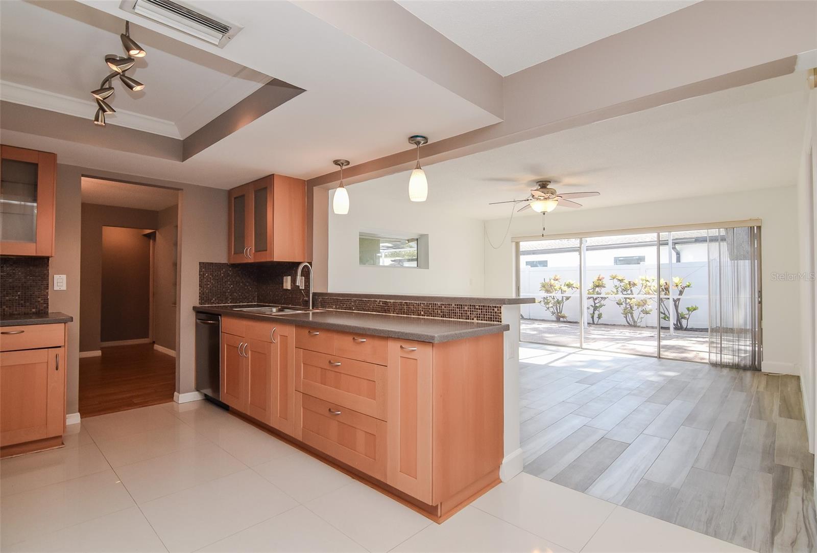 Kitchen and Family Room