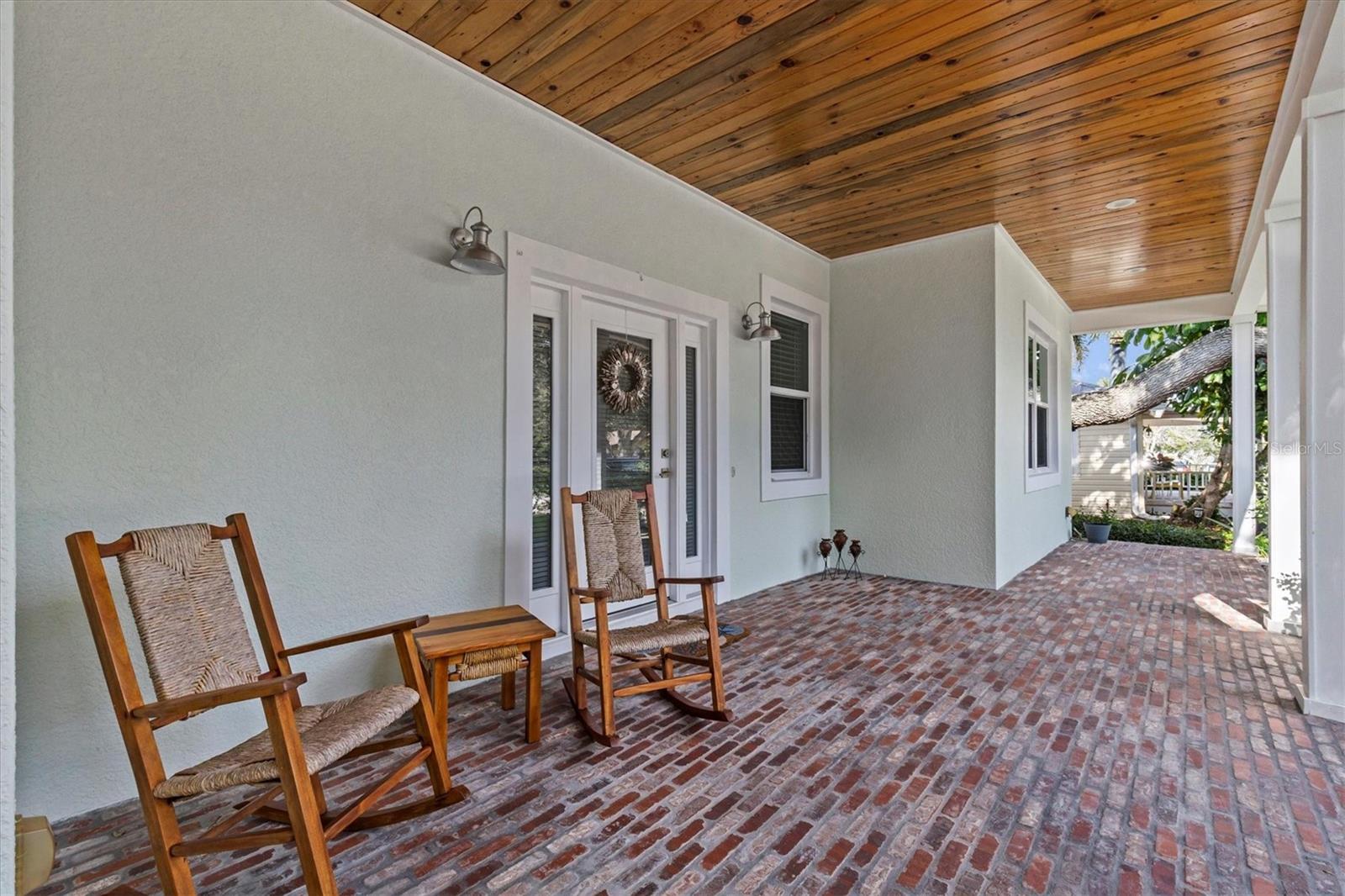 covered front porch