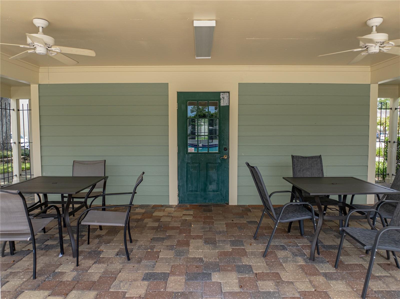 Covered Area by Pool