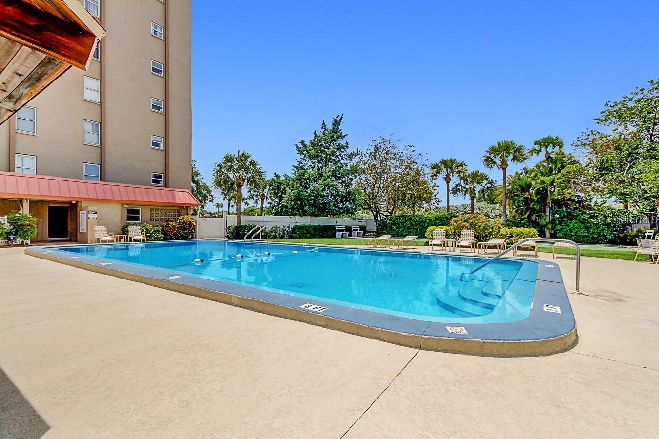 Oversized 50 X 20 heated pool.