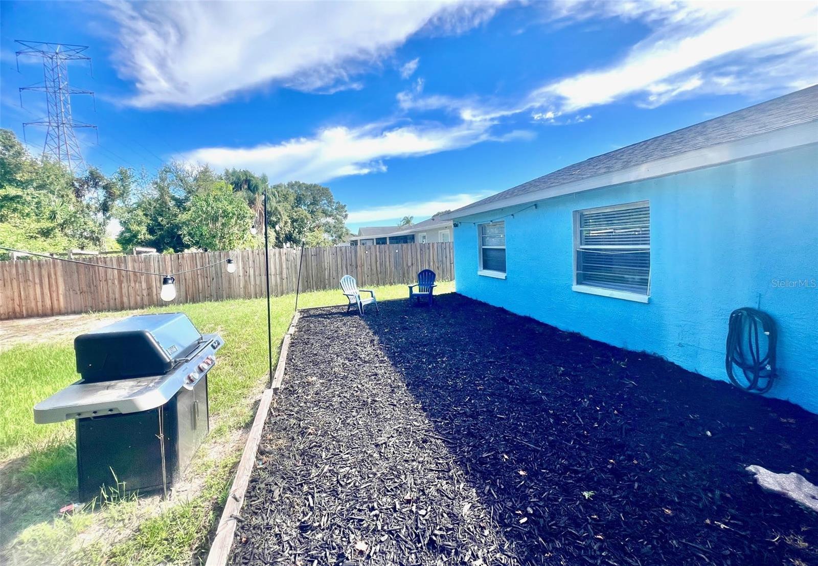 Backyard with Grill