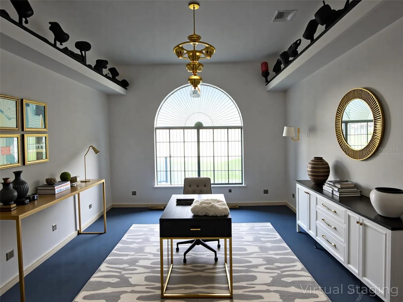 Virtually Staged Office