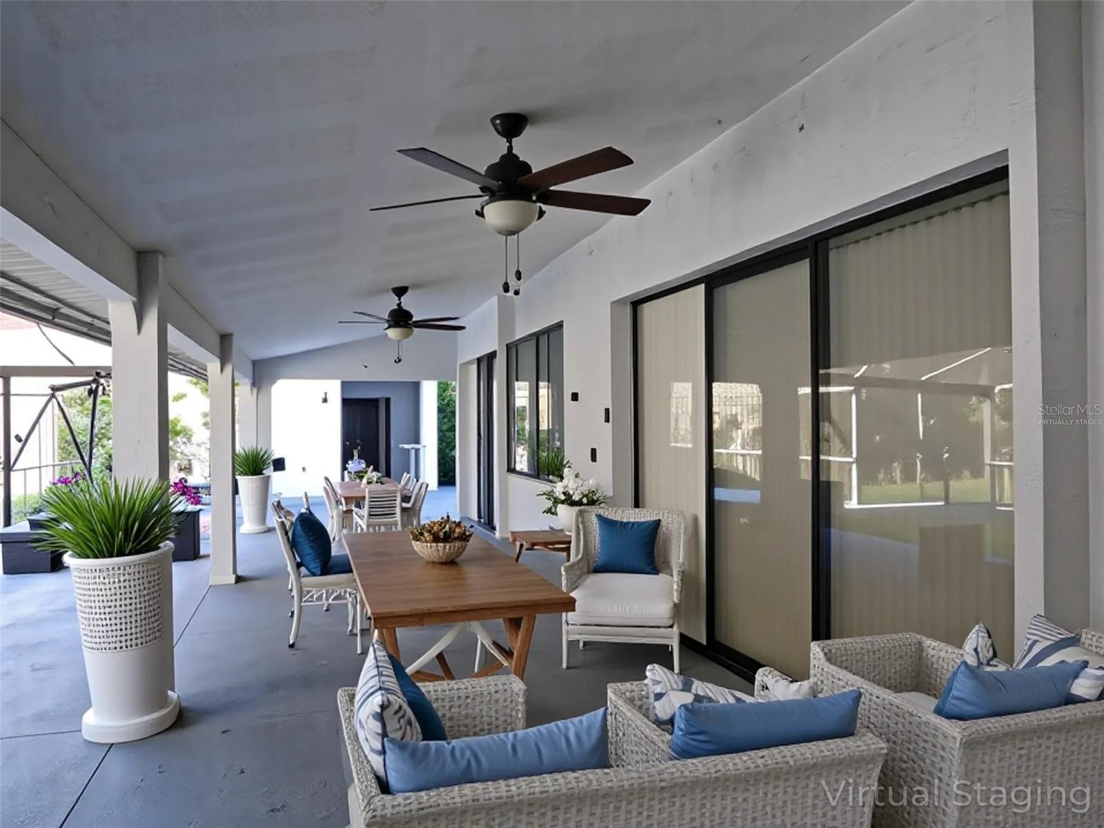 Virtually Staged Patio
