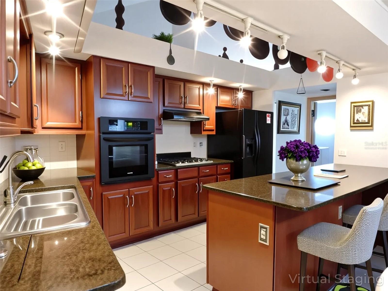 Virtually Staged Kitchen