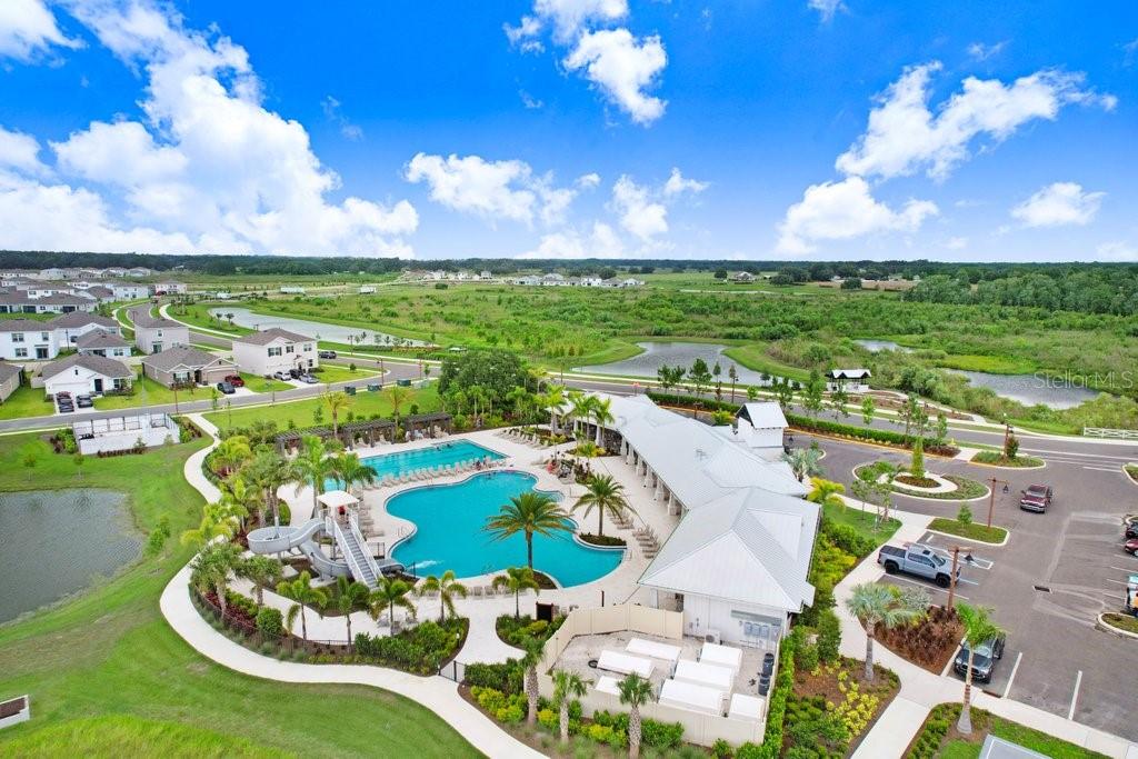 Aerial of Clubhouse.