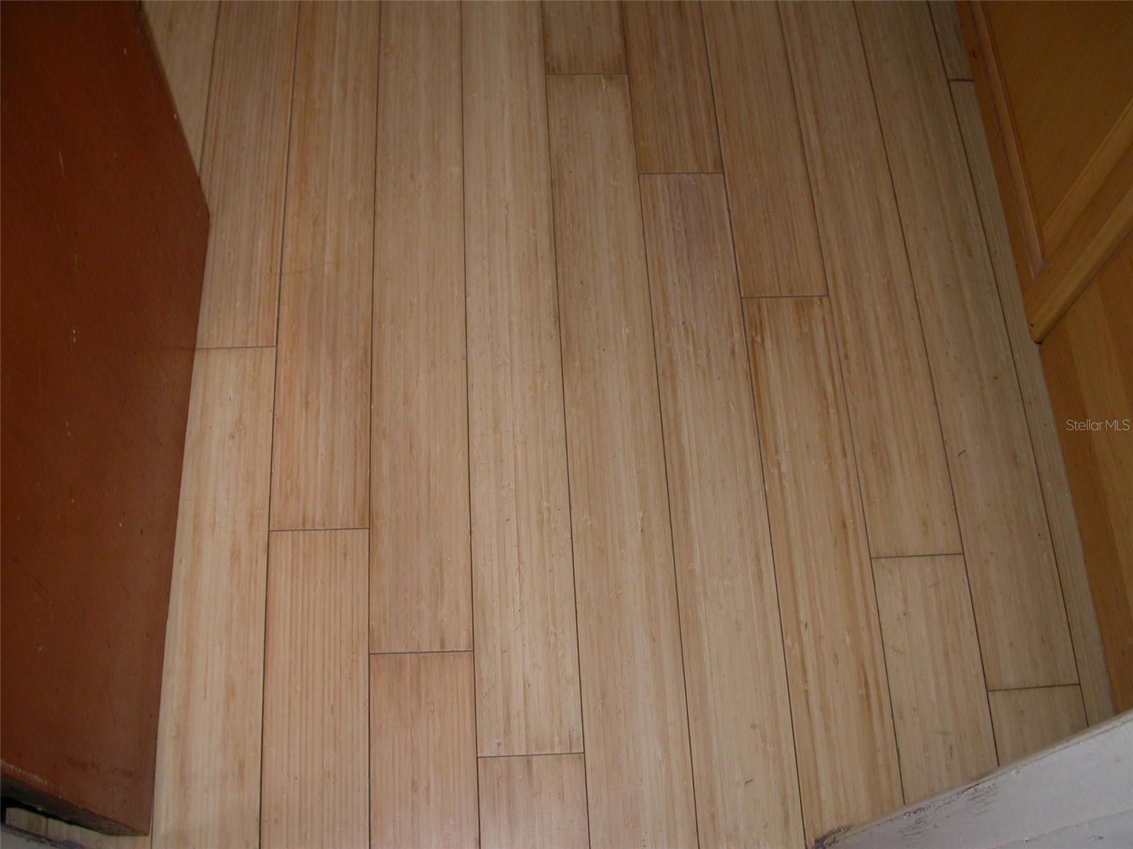 Bamboo flooring in Bathroom