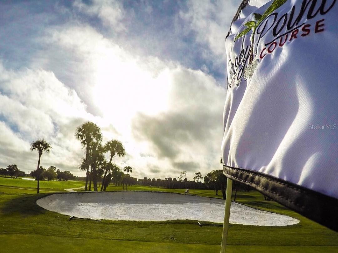 Rocky Point Golf course is steps away