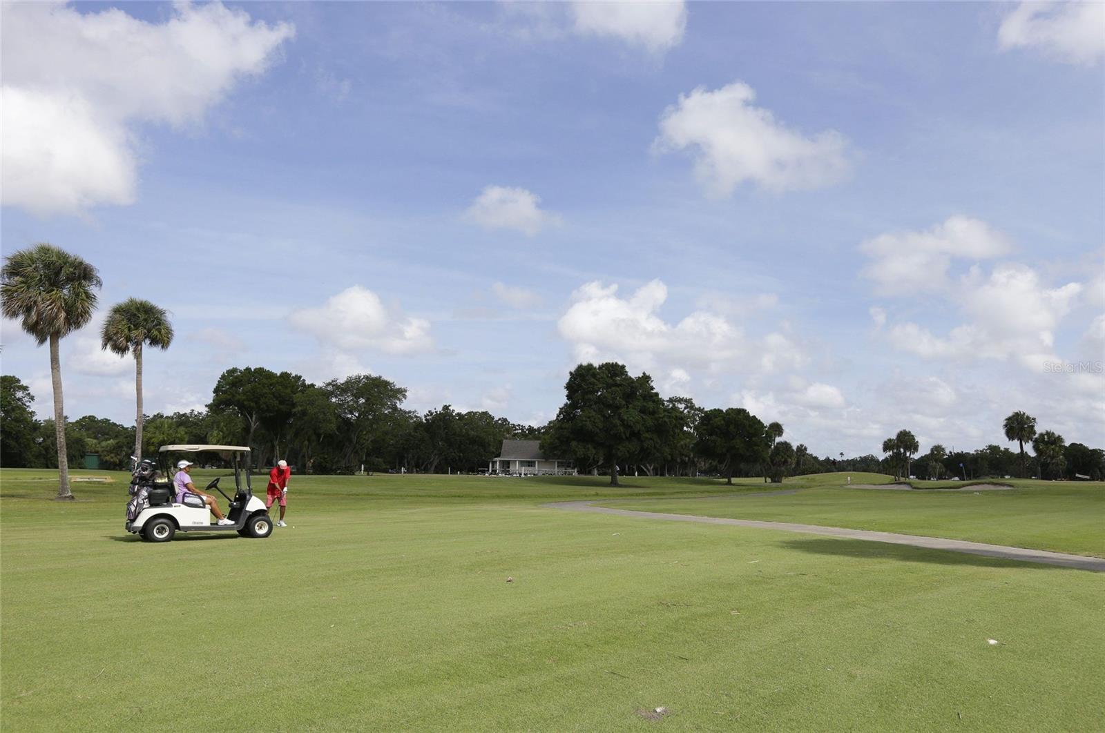 Rocky Point Golf course is steps away