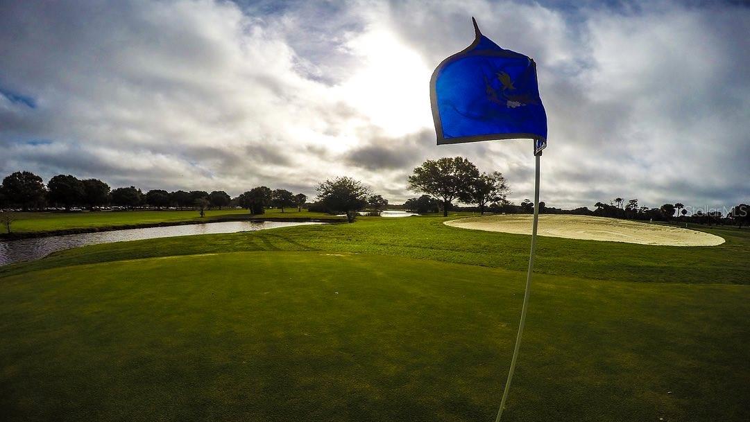 Rocky Point Golf course is steps away