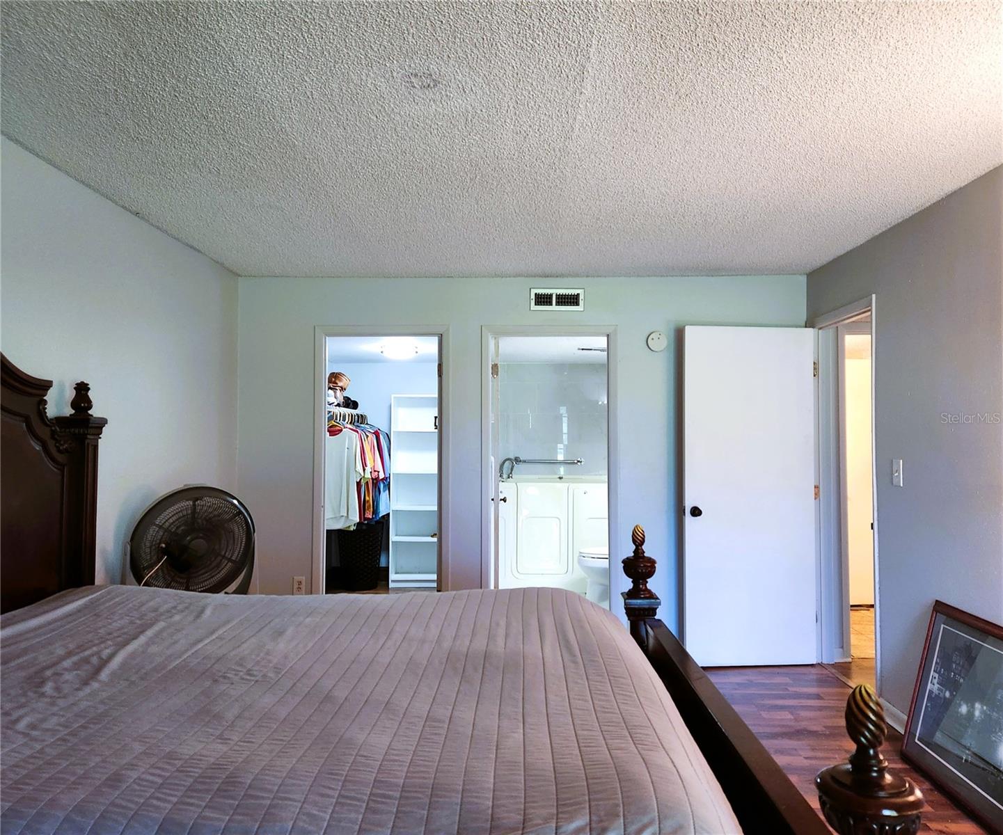 Very Spacious Master includes spacious walk-in closet & en suite bathroom