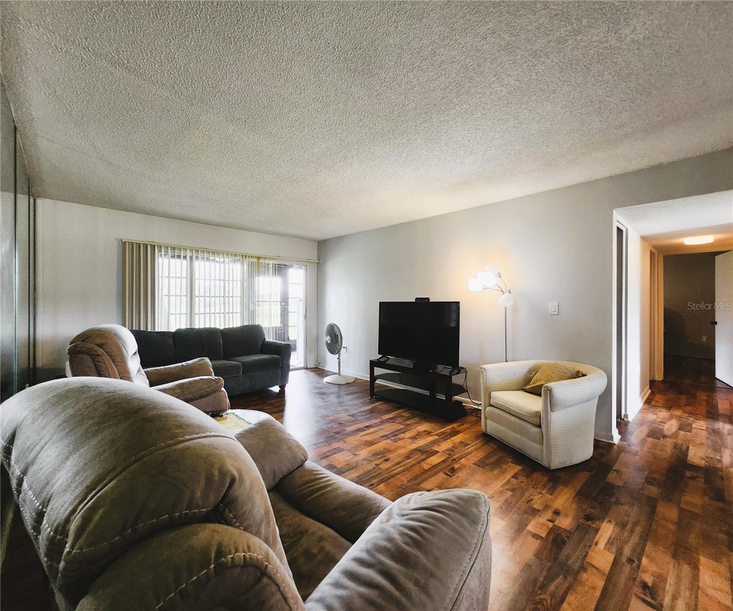 Living Room is spacious enough to fit a dinette