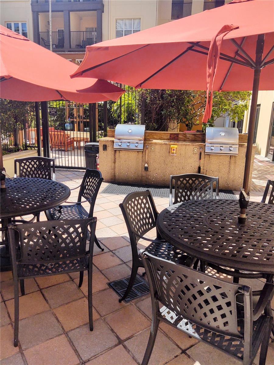 Outdoor BBQ Area