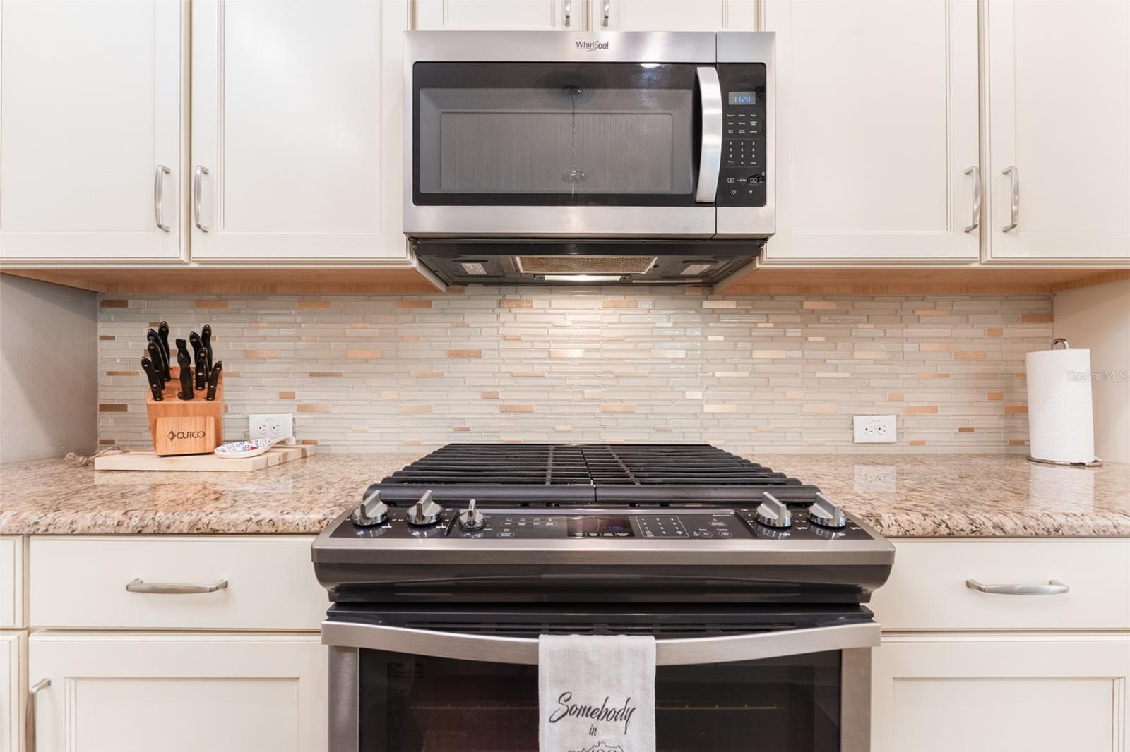 SS Gas Range and Mircrowave