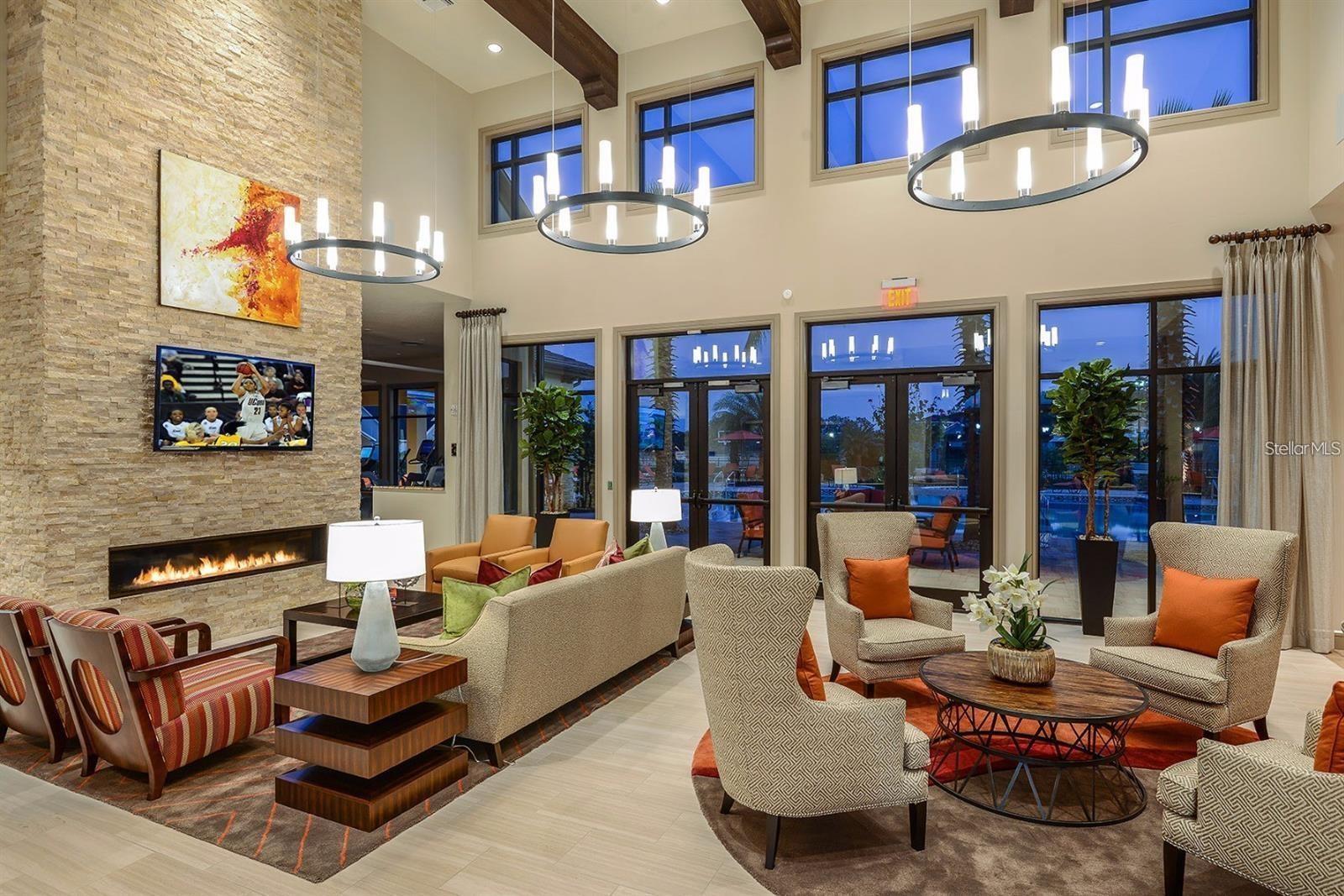 Oasis Club Lobby Gathering Area