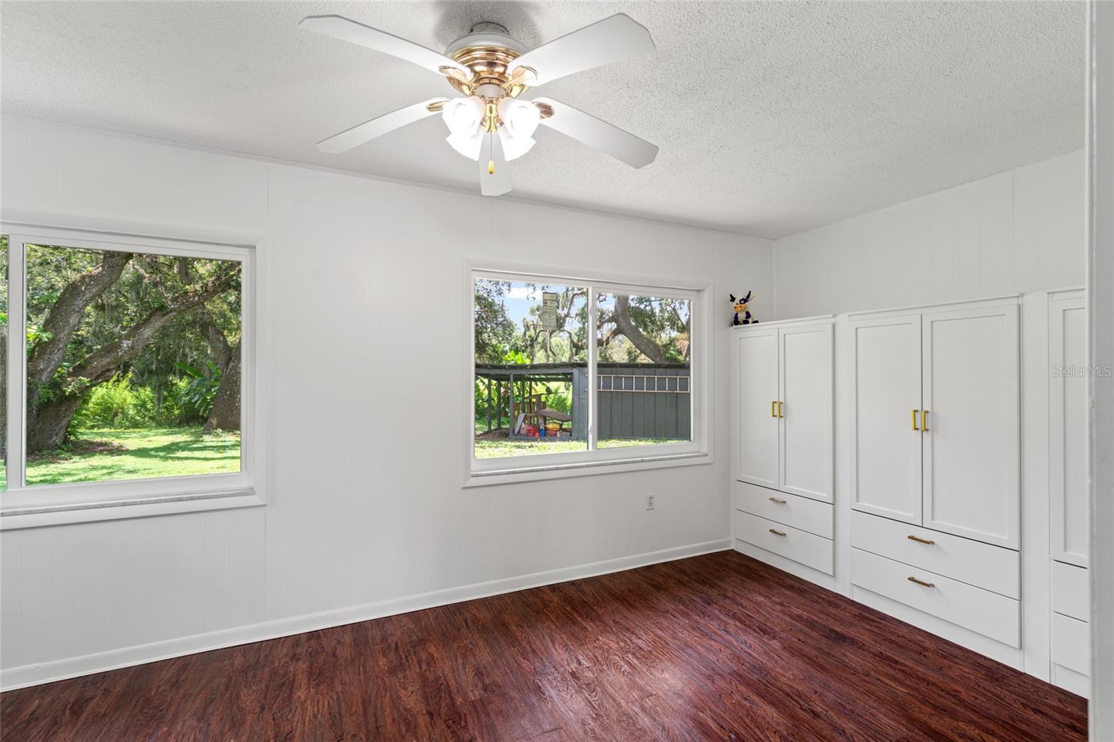 Master Bedroom w/ a great view and door to outside
