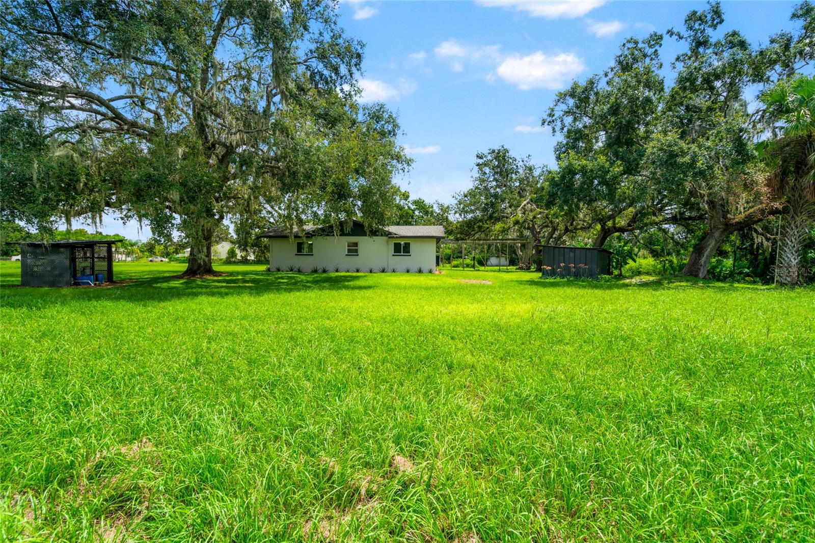 well house to the left of house