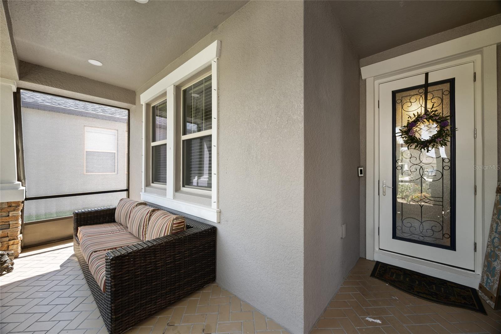 Inviting Front Patio
