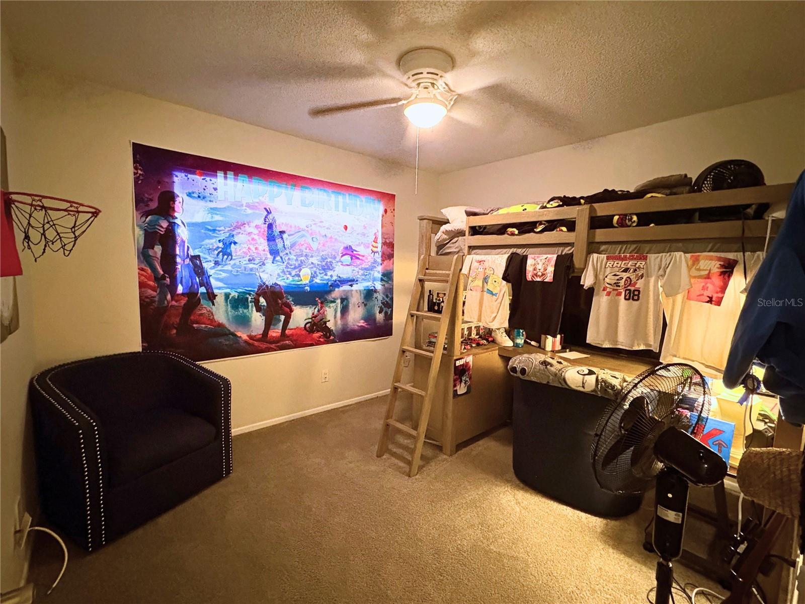 Bedroom 2  with furniture