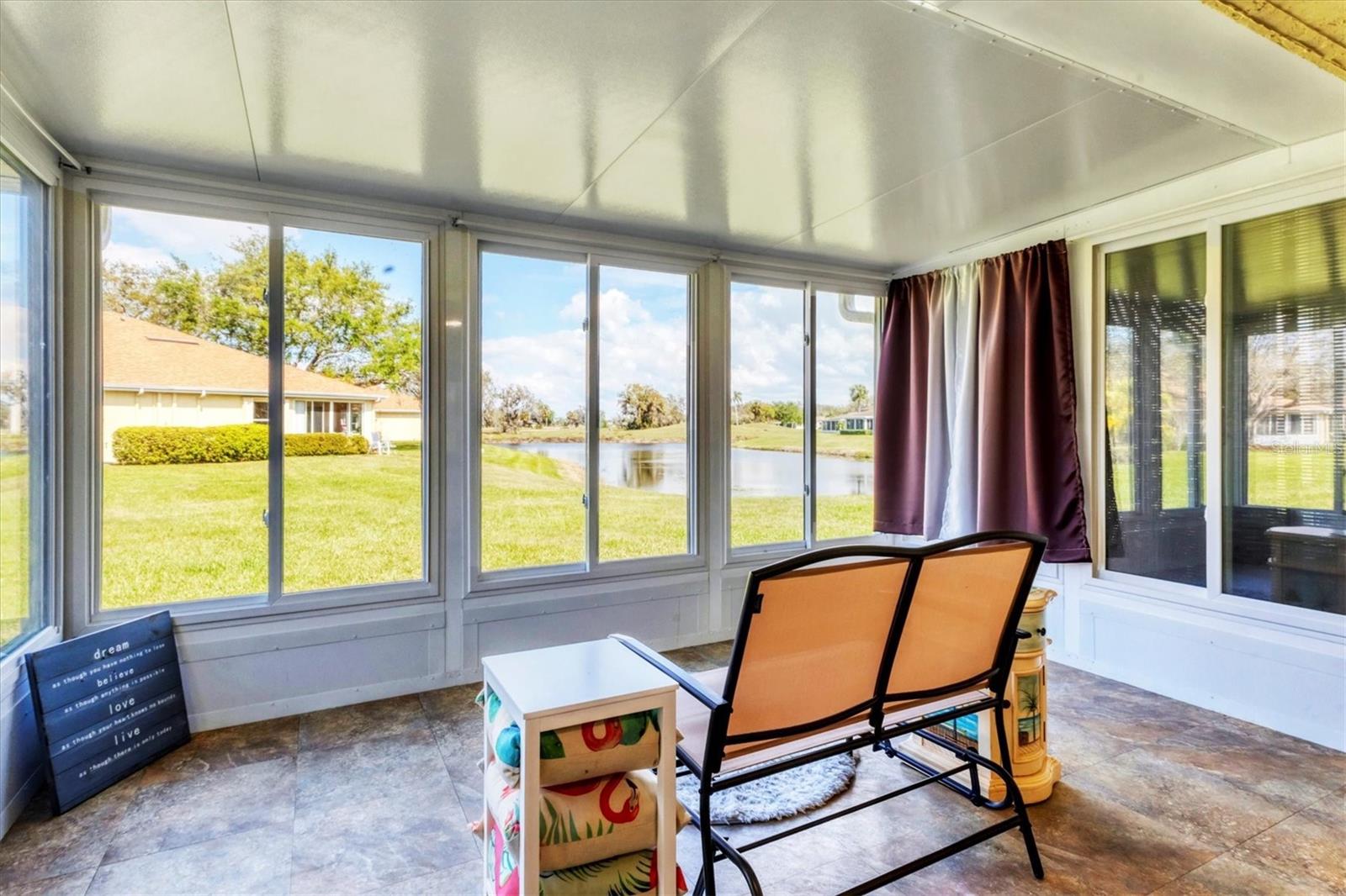 Alternate view of huge lanai