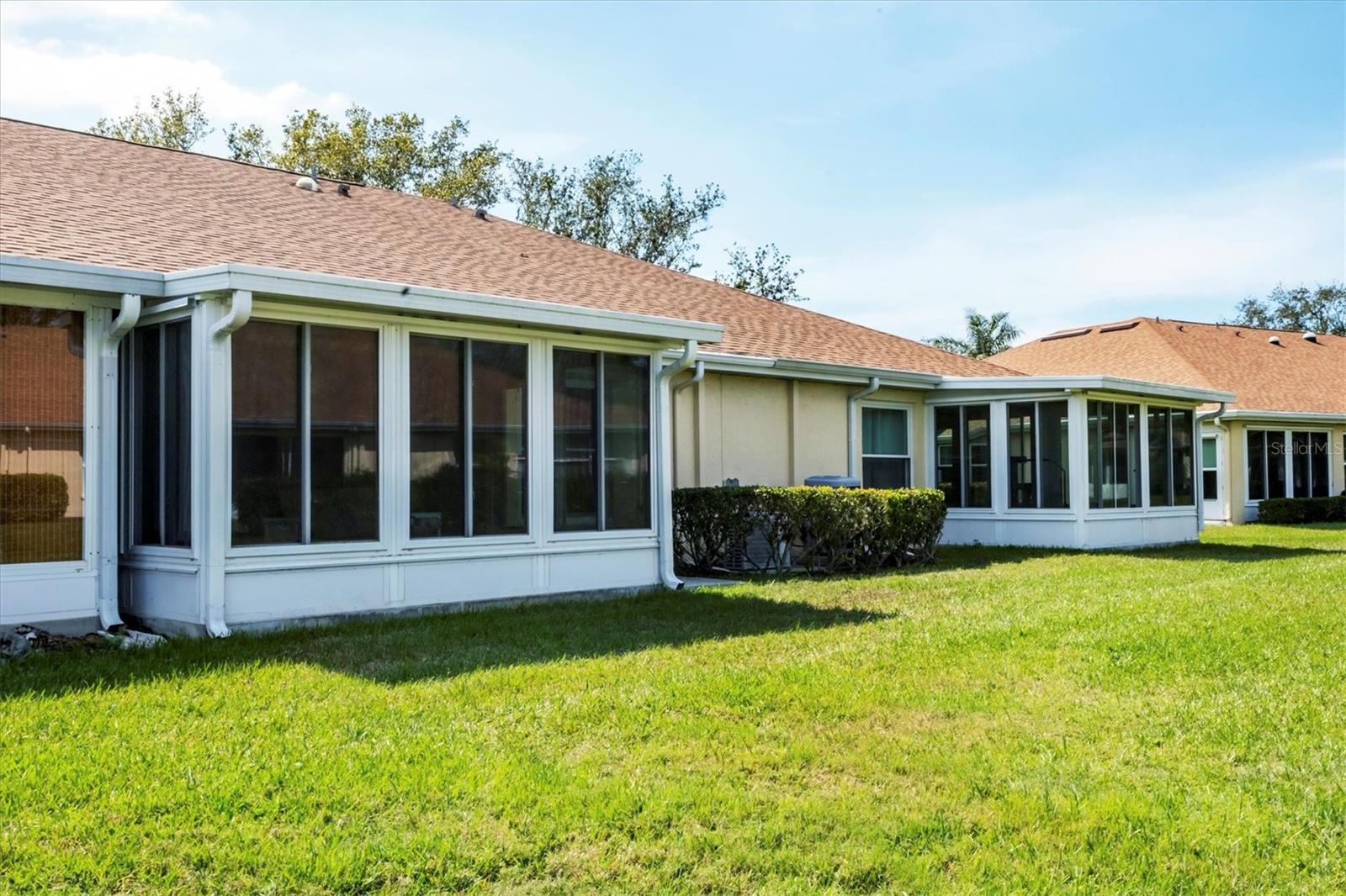 Rear view of extended lanai