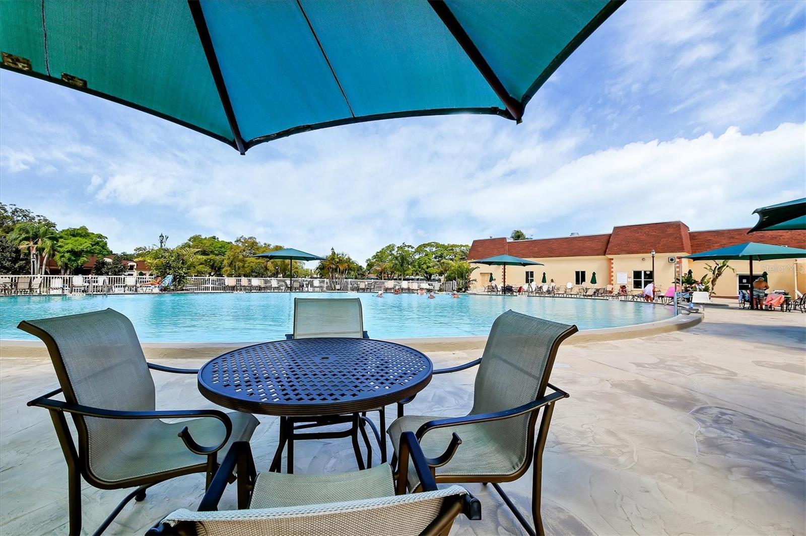 One of several pools