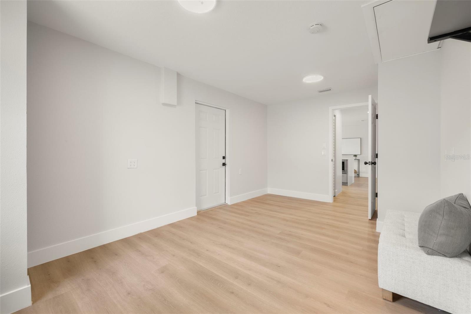 Laundry/mud room can be used as craft space, gym, office, leading to garage