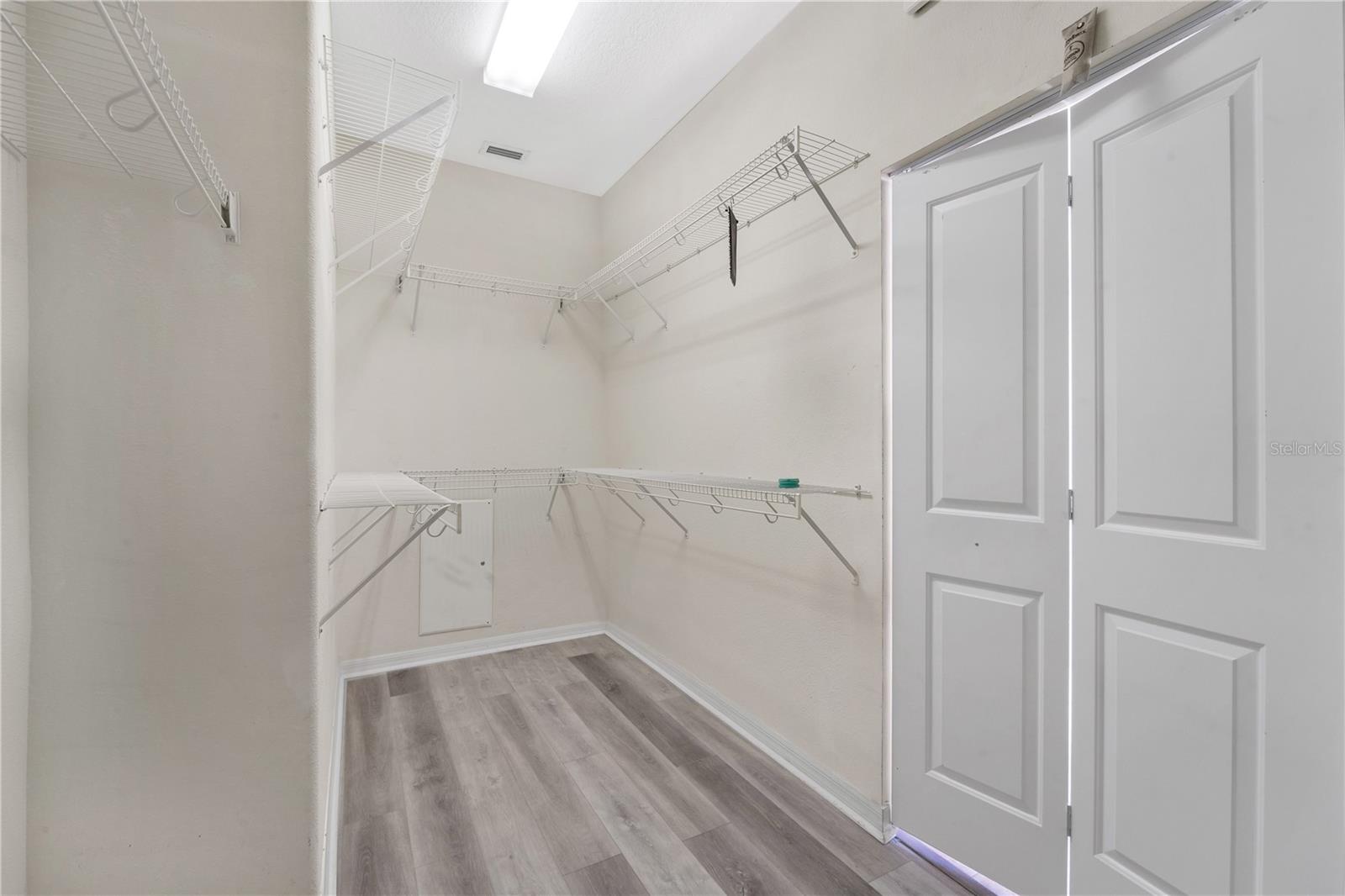 Master walk in closet