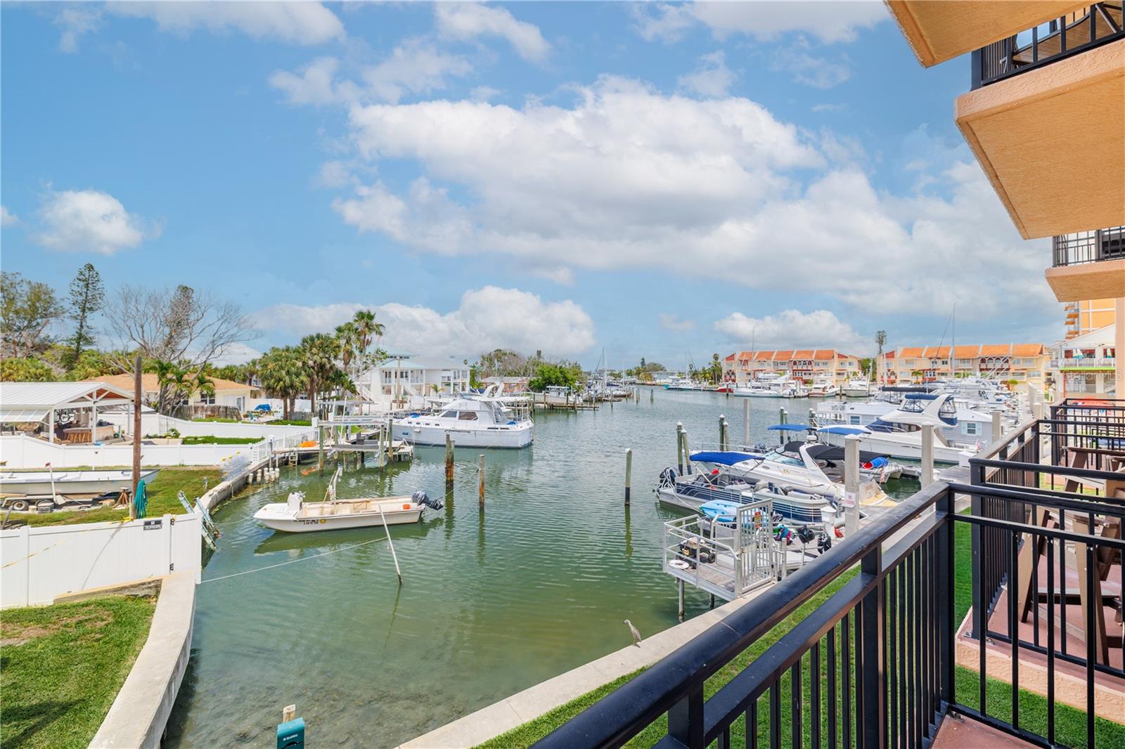 Peaceful water views from the balcony, with dolphin sightings regularly! Watch the sunrise every morning while enjoying coffee right out your door