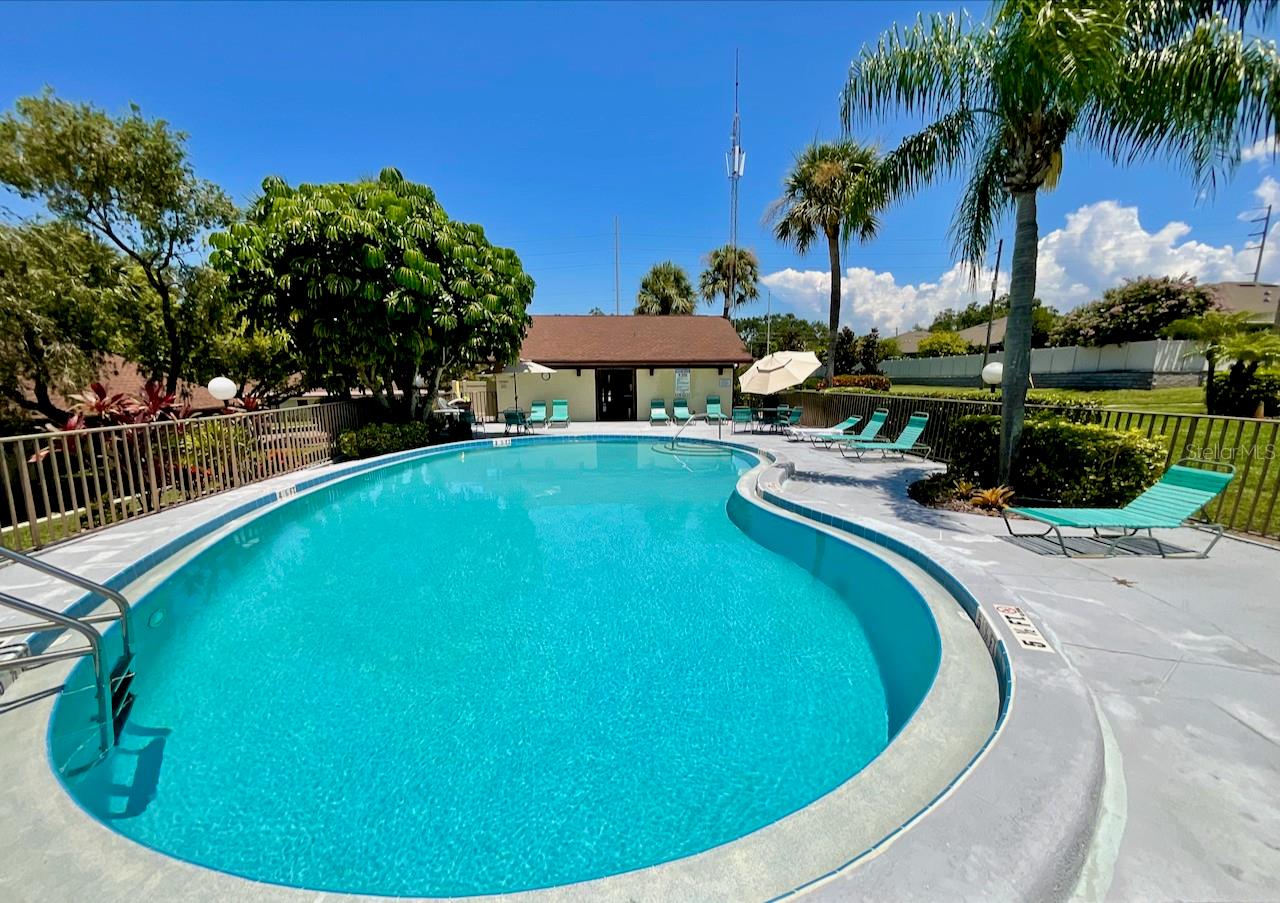 28-Pool with clubhouse in background