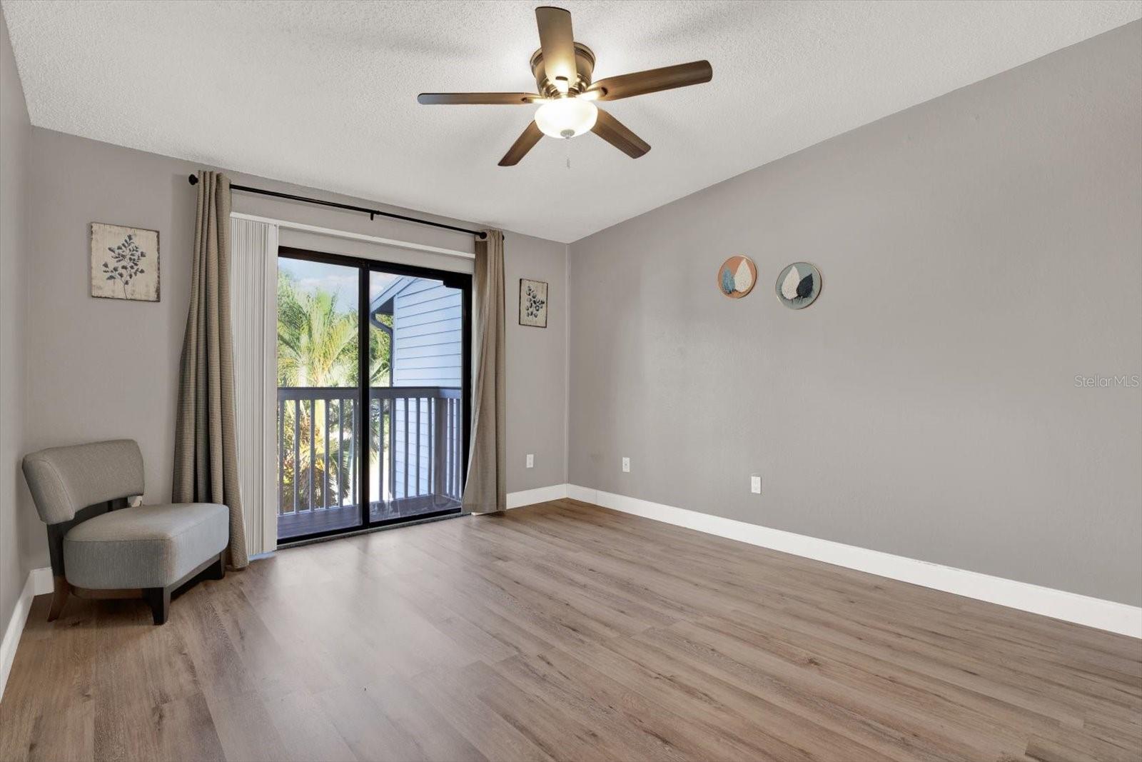 Third bedroom-office-den with private balcony