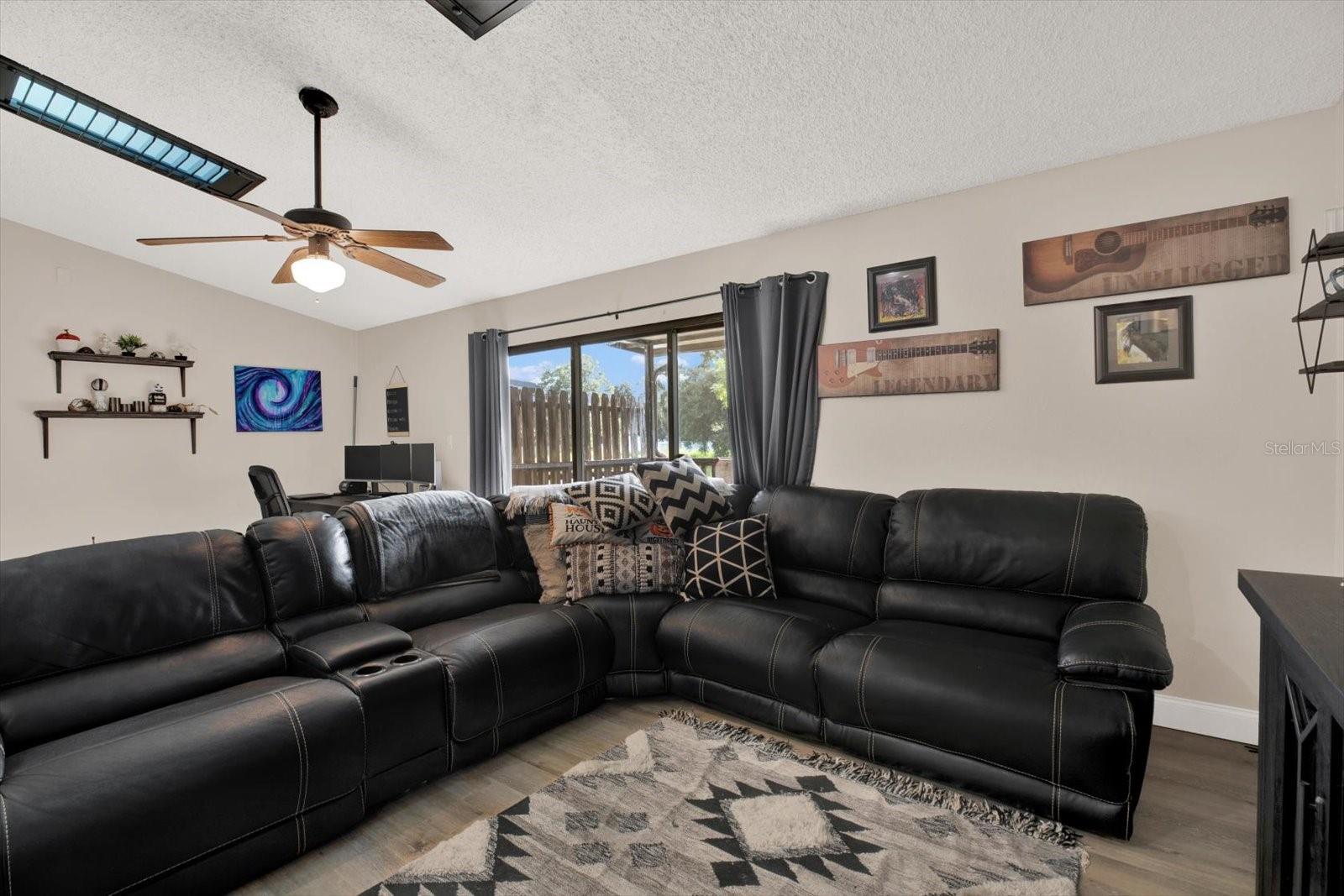 Living- Kitchen-Dining- Patio nestled on the second level. great for entertaining