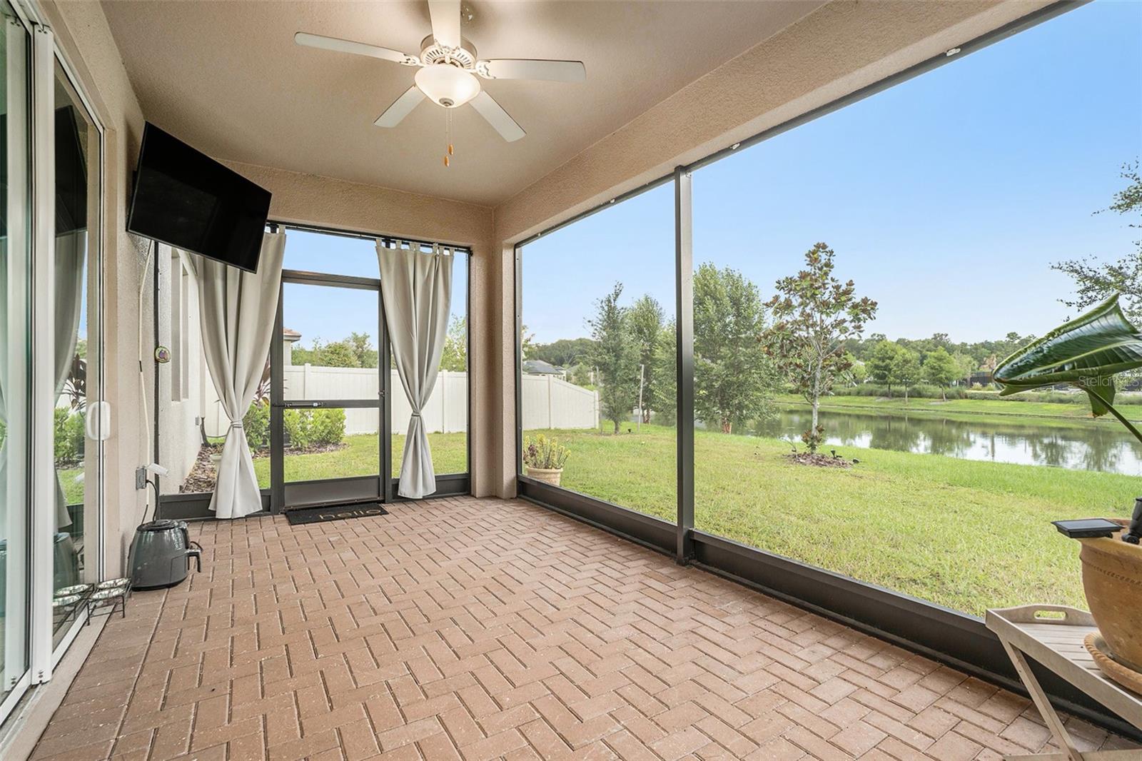 Lanai and Pond View