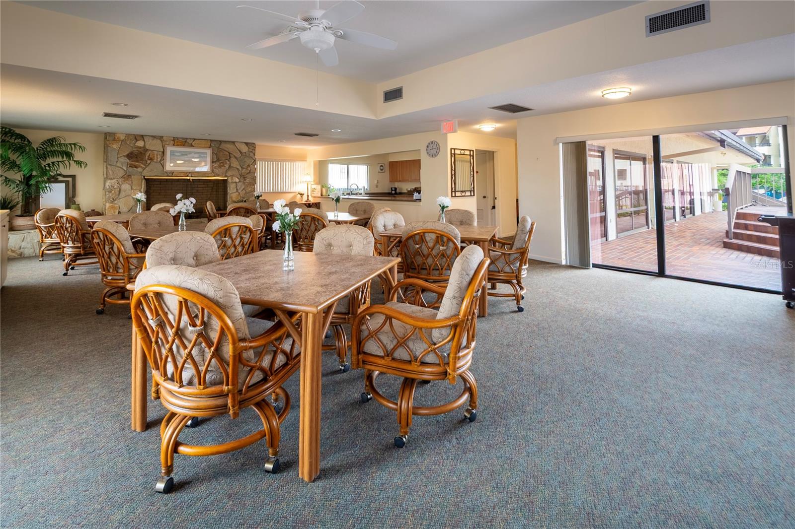 Spacious party room