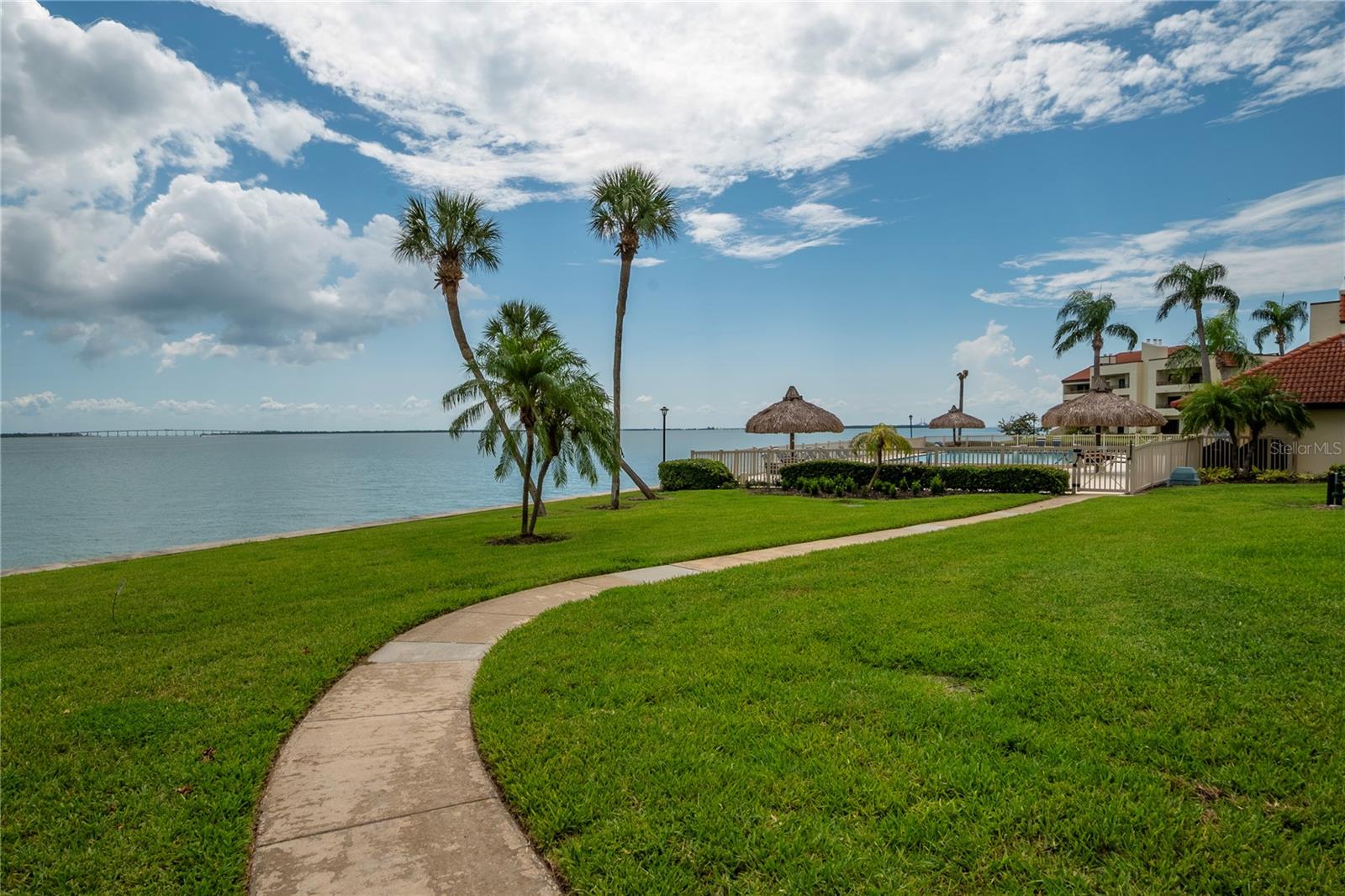 Waterfront sidewalk
