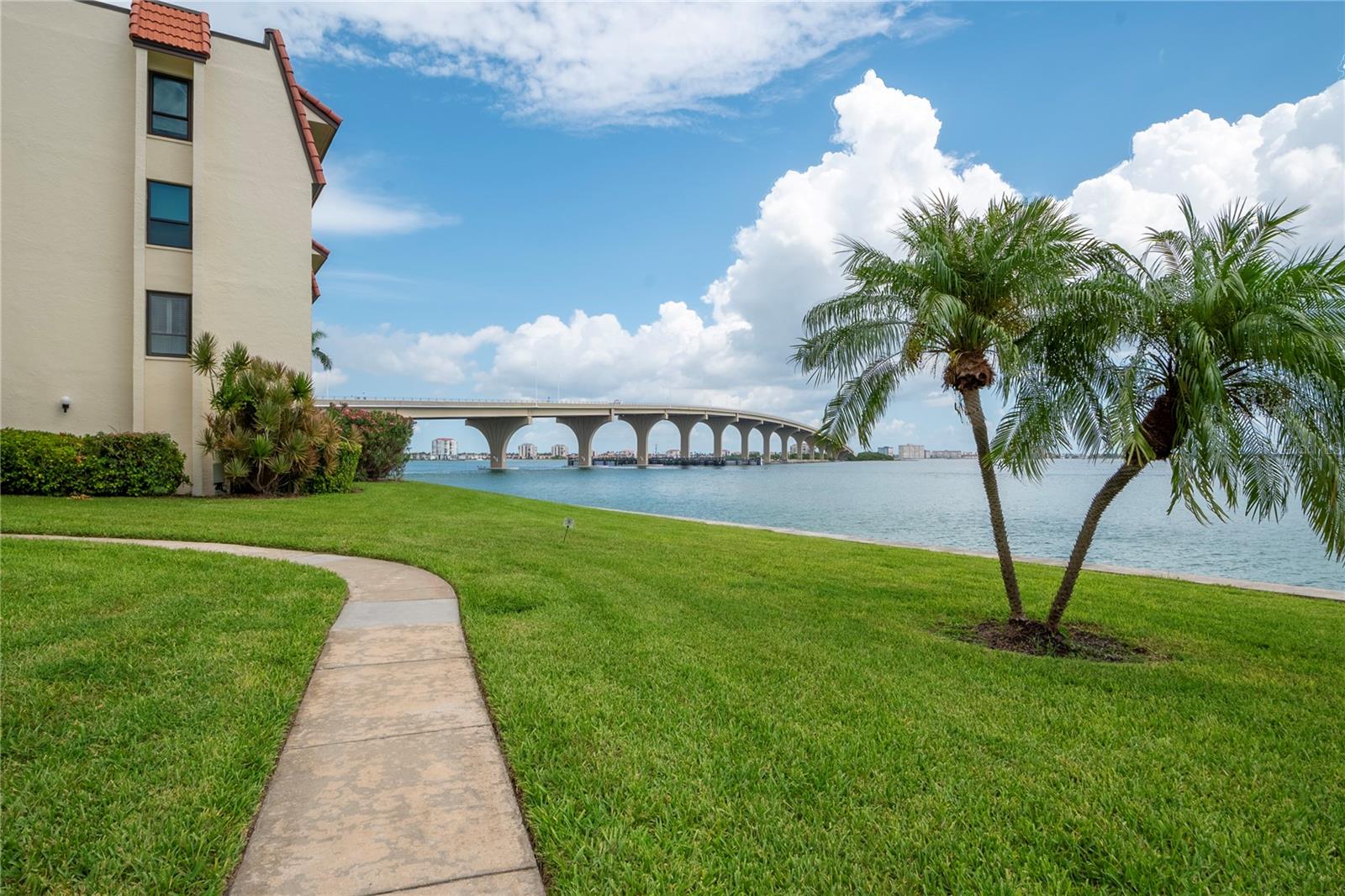 Nature walkway around the property