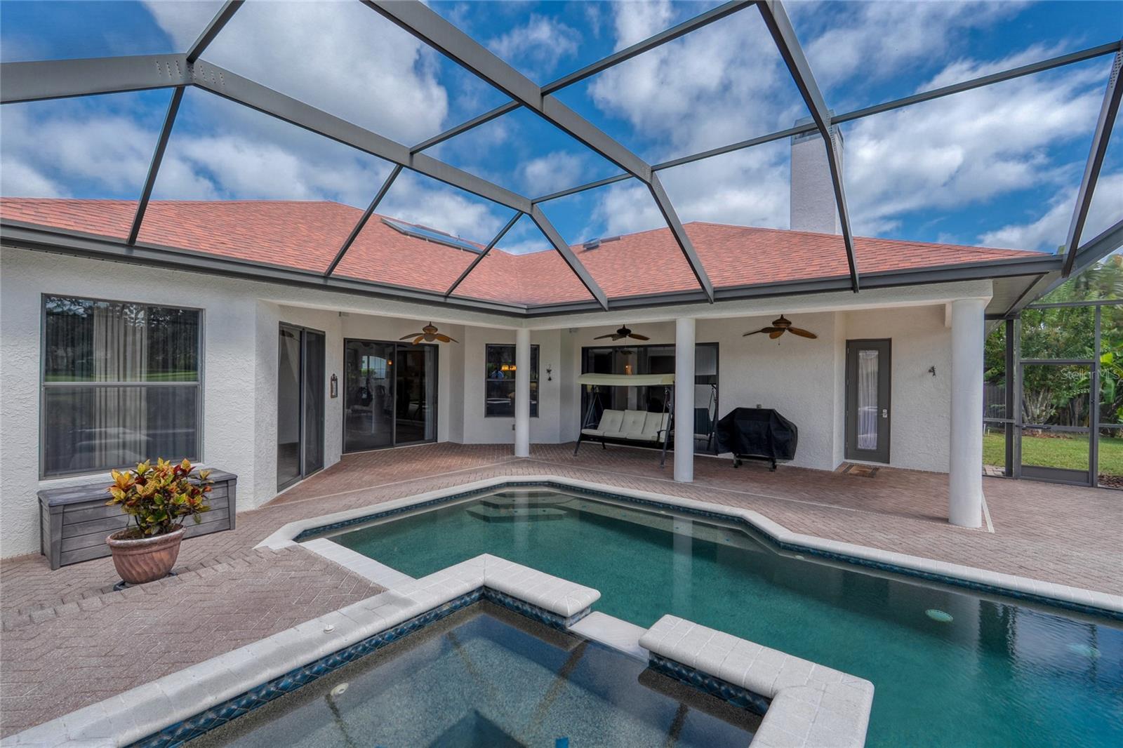 Outside space is perfect for fun in the sun