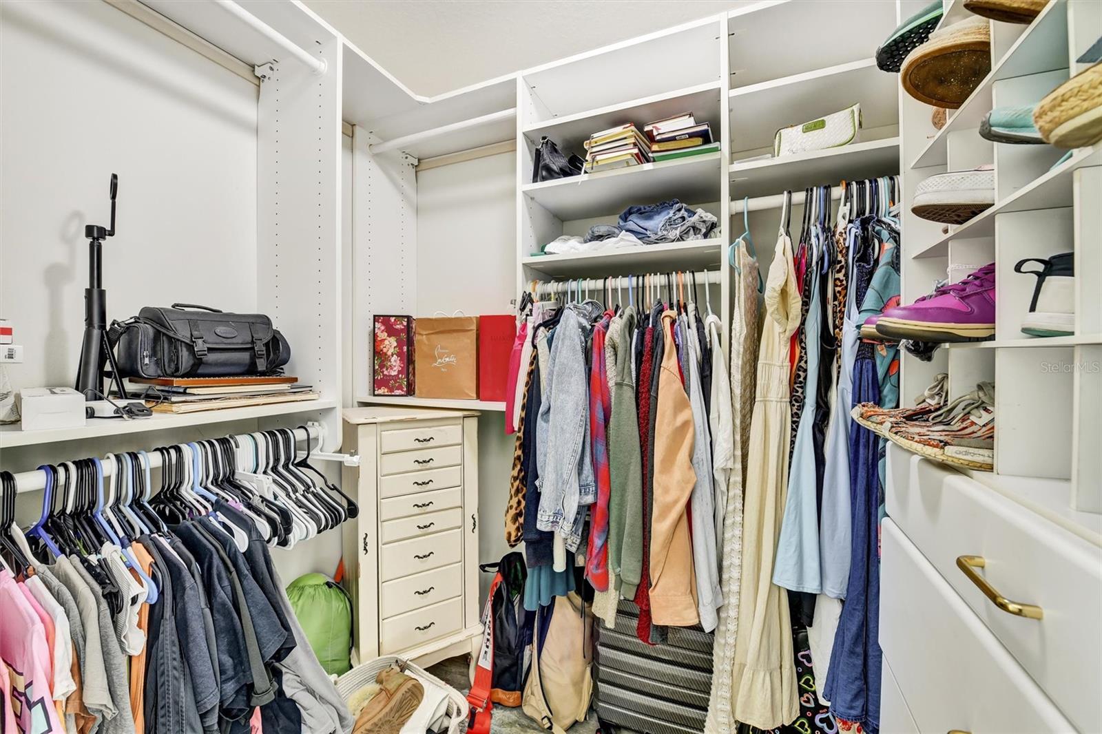 Dual Walk In Closets
