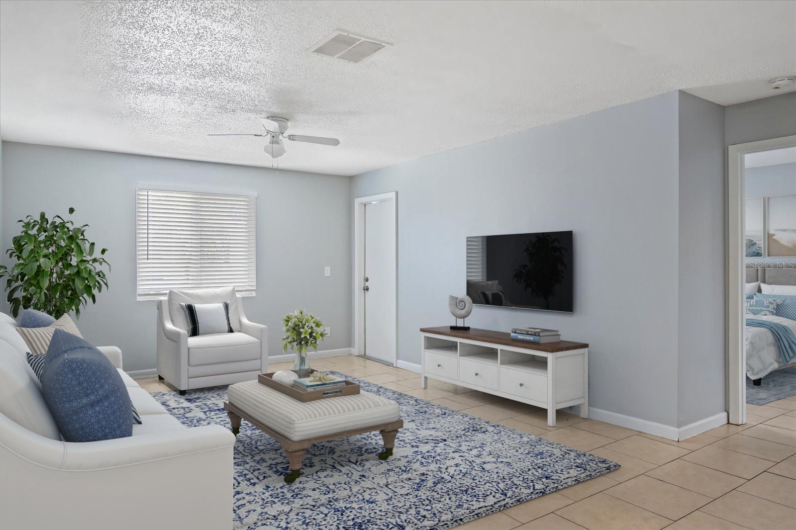 Staged Living Area