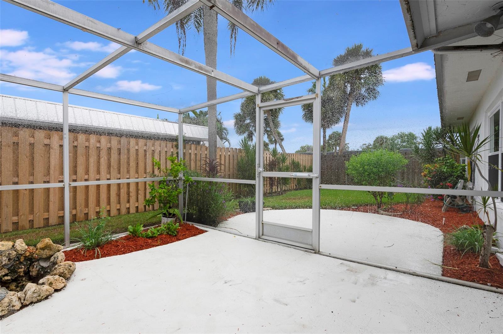 Screen Porch sanctuary!  Privacy abounds in this home.