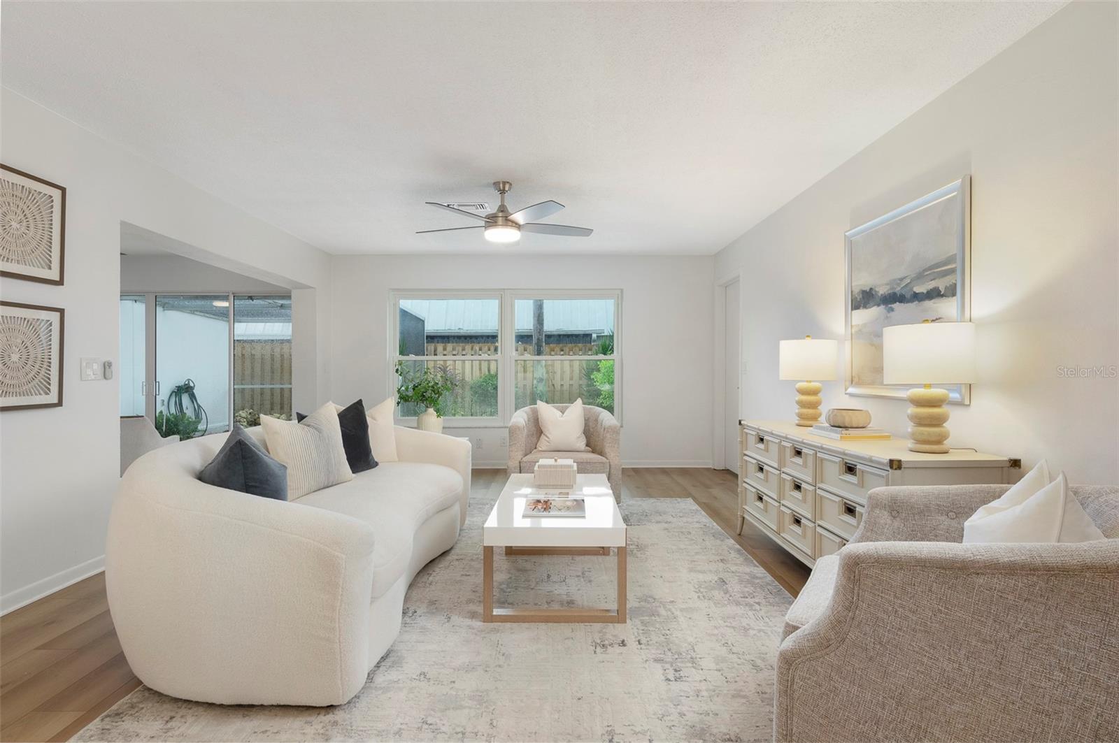 New vinyl plank floors! This home gives an open feeling, feels larger than 1200 square feet.